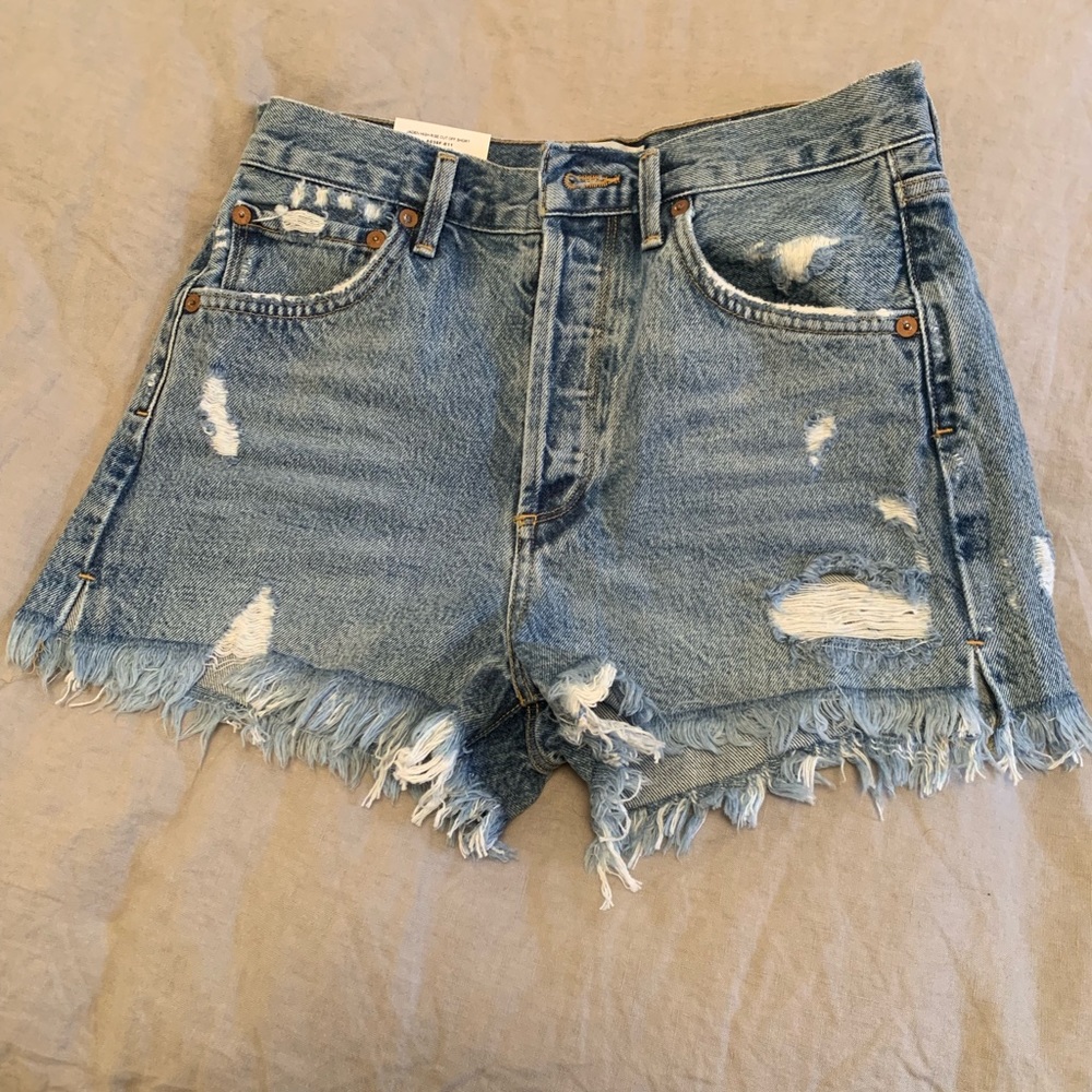 Agolde Jaden Hi Rise Cut-Off Short- Size 26